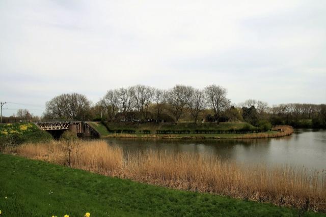 Werk op de spoorweg bij de Diefdijk