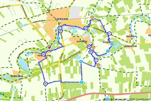 Forten bij Leerdam (20 km)