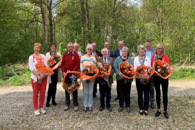 Dertien koninklijke onderscheidingen in West Betuwe