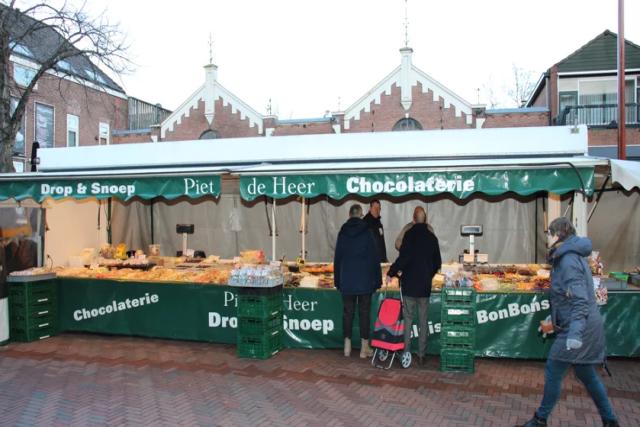 Piet neemt afscheid van de markt in Geldermalsen