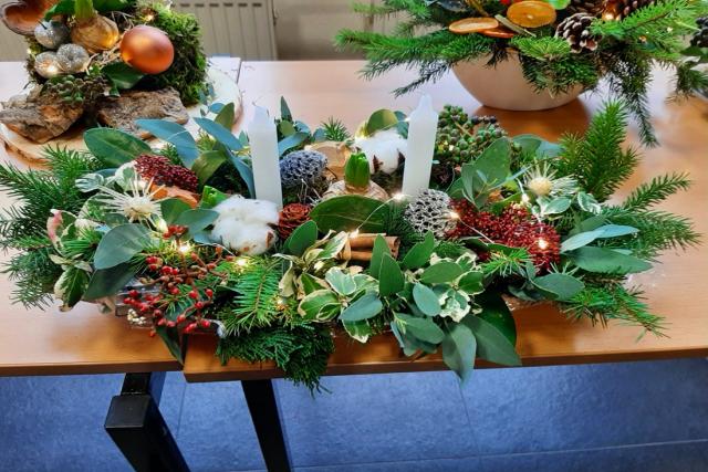 Kerststukjes maken 12-12-2024
